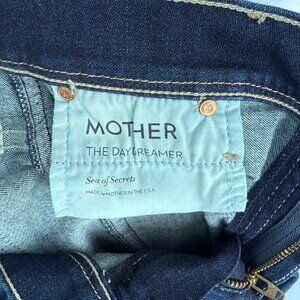 MOTHER The Daydreamer Blue Denim Jeans Skinny Flare
